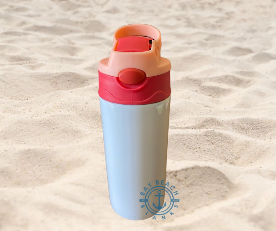 Sublimation Sippy Cup 12oz 350ml Blank Kids Bottle Cute Double